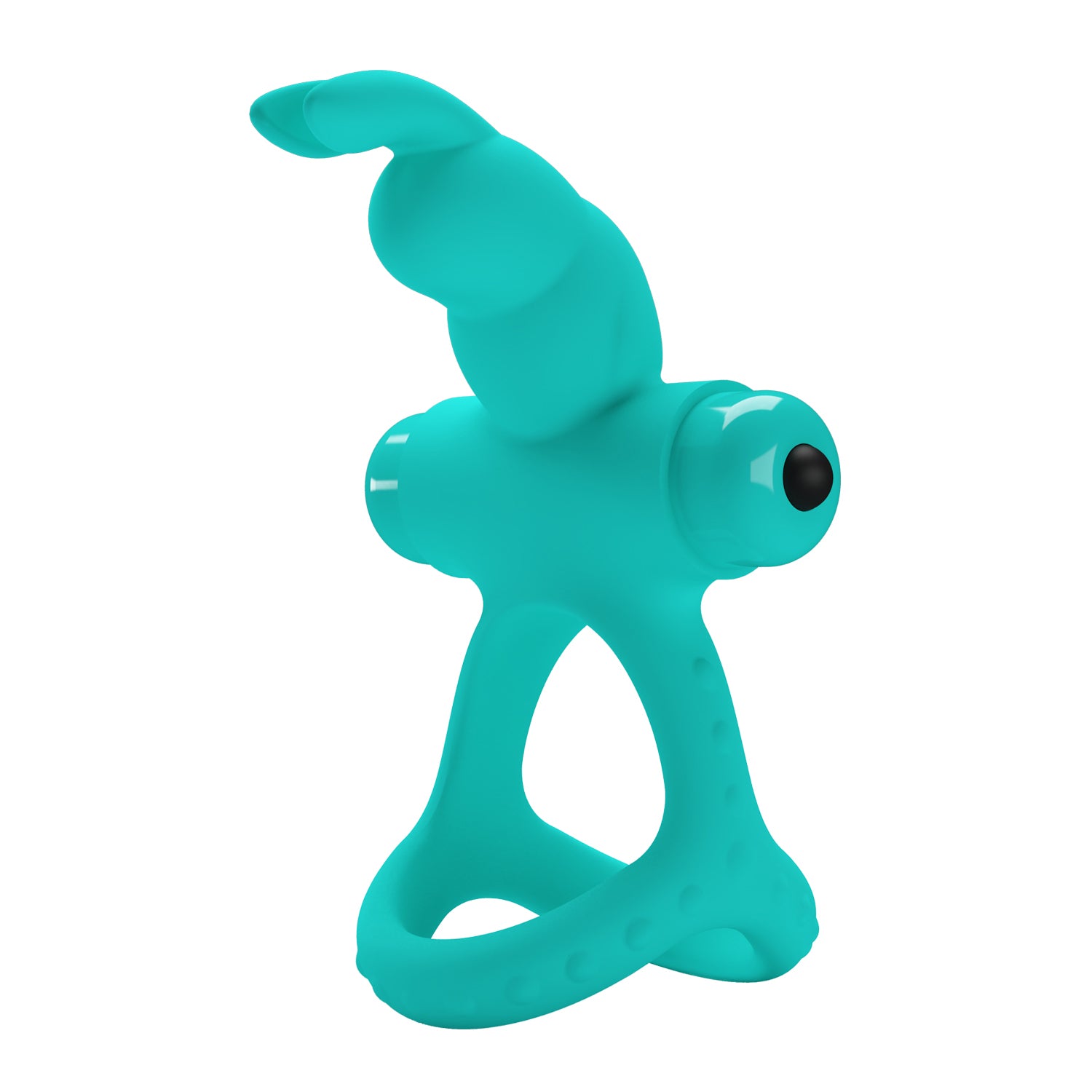 Passionate Figgy Penis Ring - Turquoise Default Title Pretty Love Toys - Cockrings