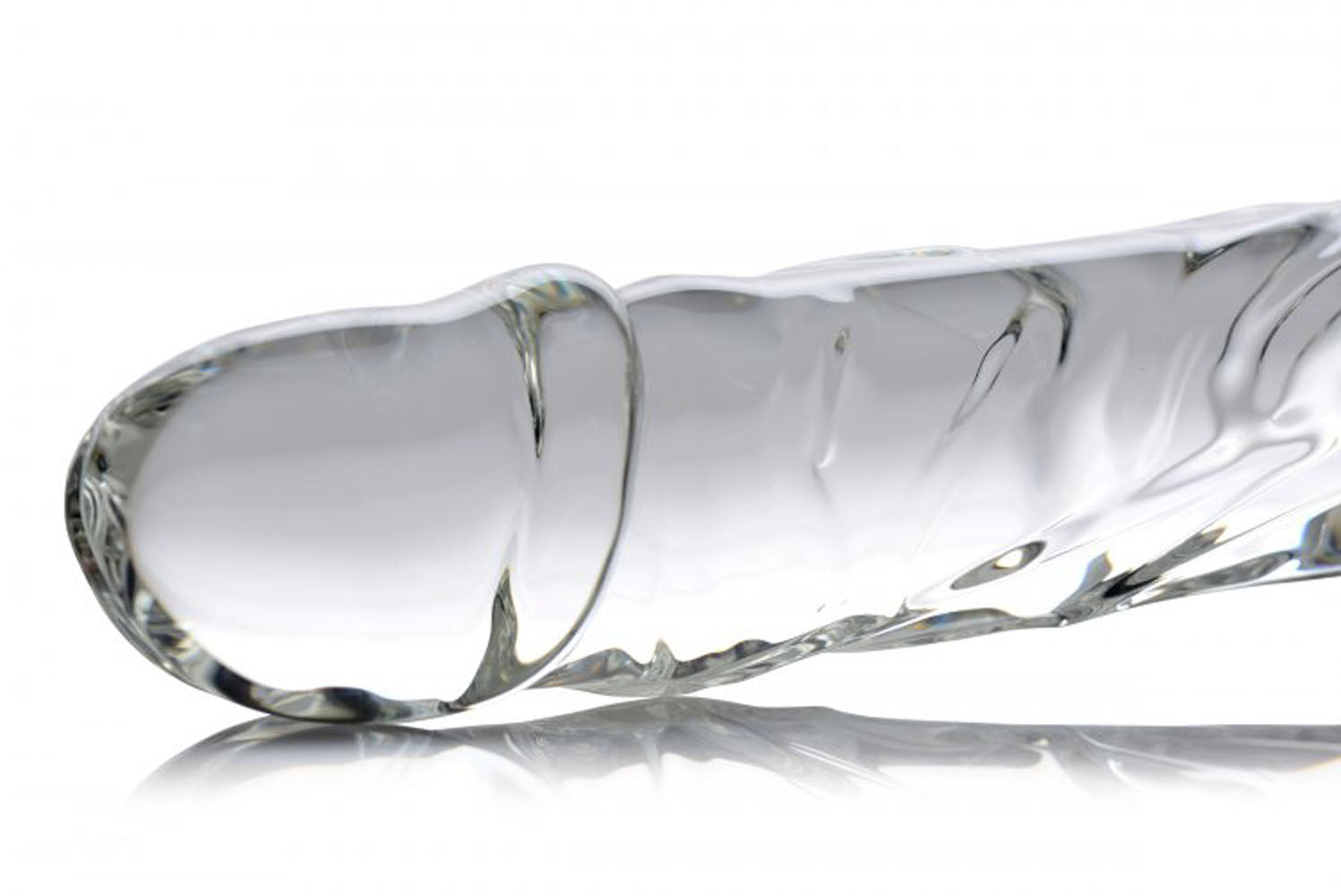 Brutus Glass Dildo Thruster - Clear Default Title XR Brands Toys - Dildos