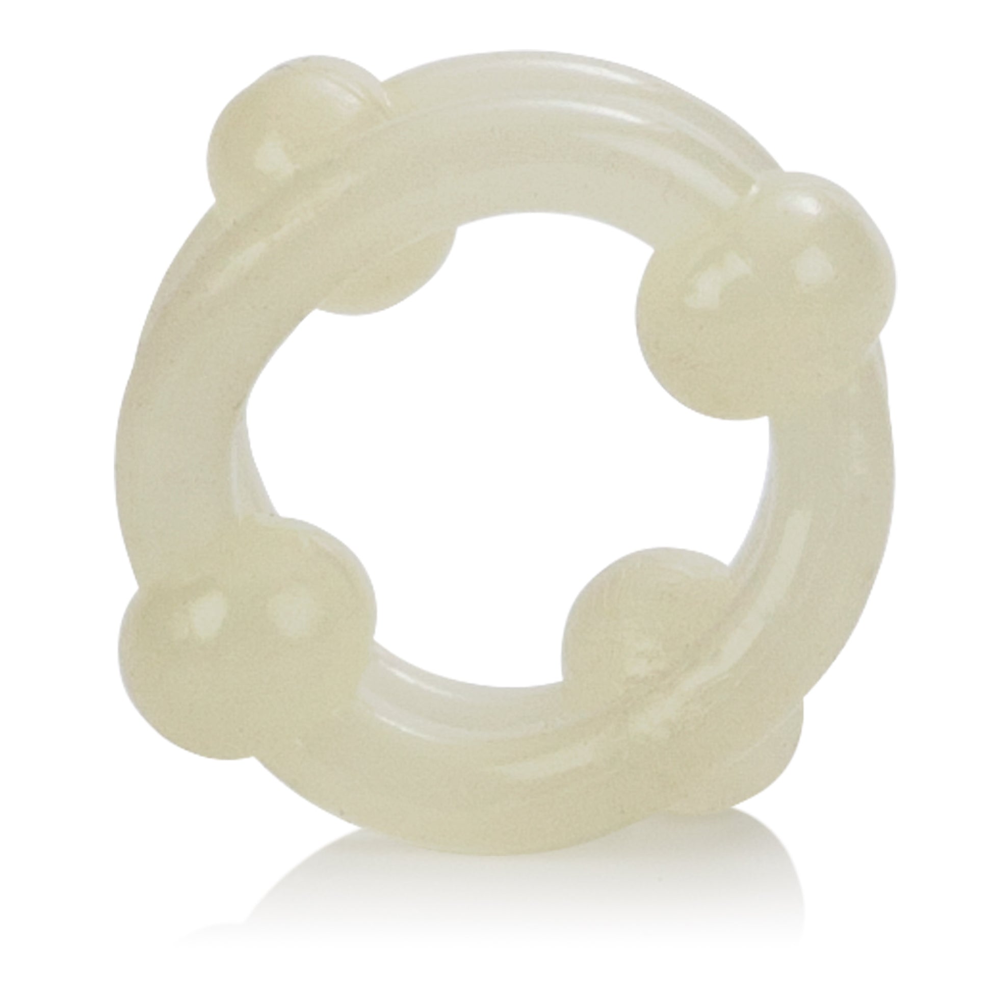 Island Rings Double Stacker - Glow-in-the-Dark Default Title CalExotics - California Exotic Novelties Toys - Cockrings