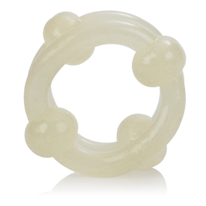 Island Rings Double Stacker - Glow-in-the-Dark Default Title CalExotics - California Exotic Novelties Toys - Cockrings