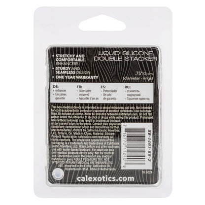 Alpha Liquid Silicone Double Stacker Default Title CalExotics - California Exotic Novelties Toys - Cockrings