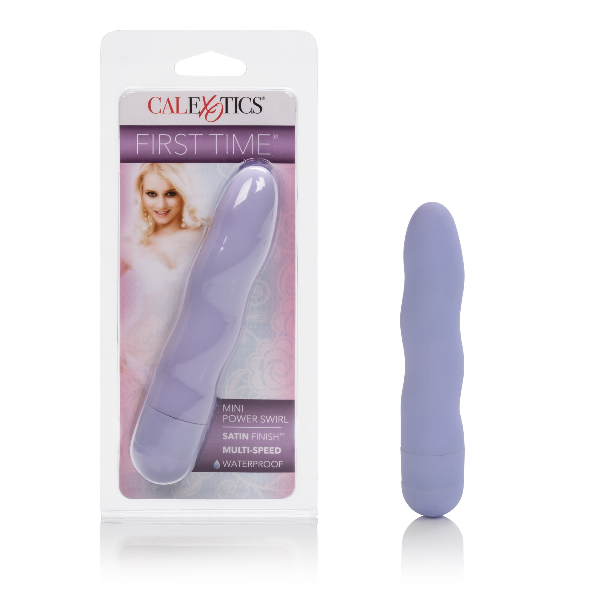 First Time Mini Power Swirl - Purple Default Title CalExotics - California Exotic Novelties Toys - Vibrators