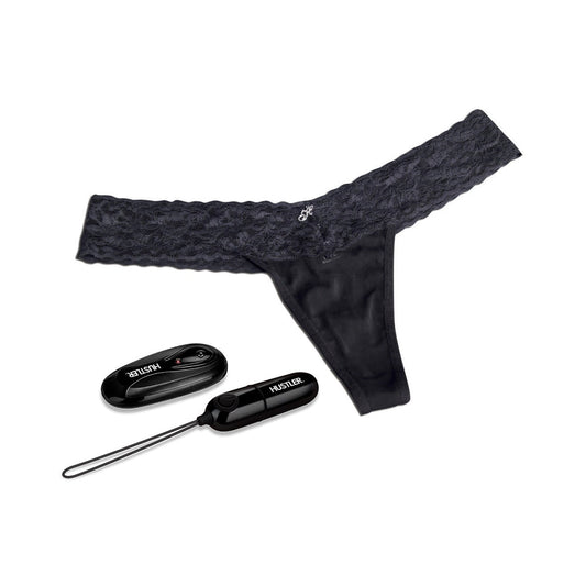 Hustler Remote Control Vibrating Panties Black M/L Default Title Electric Eel Toys - Vibrators