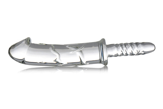 Battle Rammer Phallic Glass Thruster Default Title XR Brands Toys - Anal Toys
